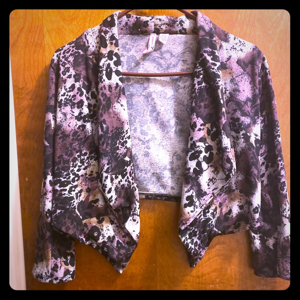 Multicolored Crop Jacket